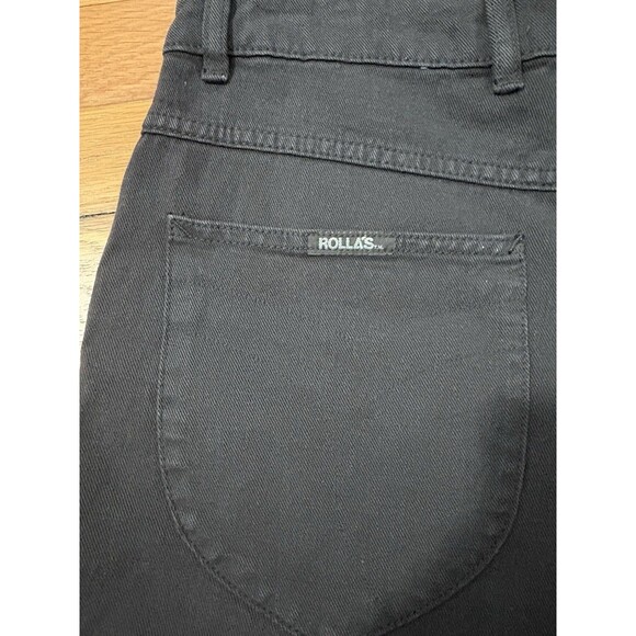 Rolla’s Size 30/12 NWT Dusters Denim Shorts Black Denim - Picture 3 of 9